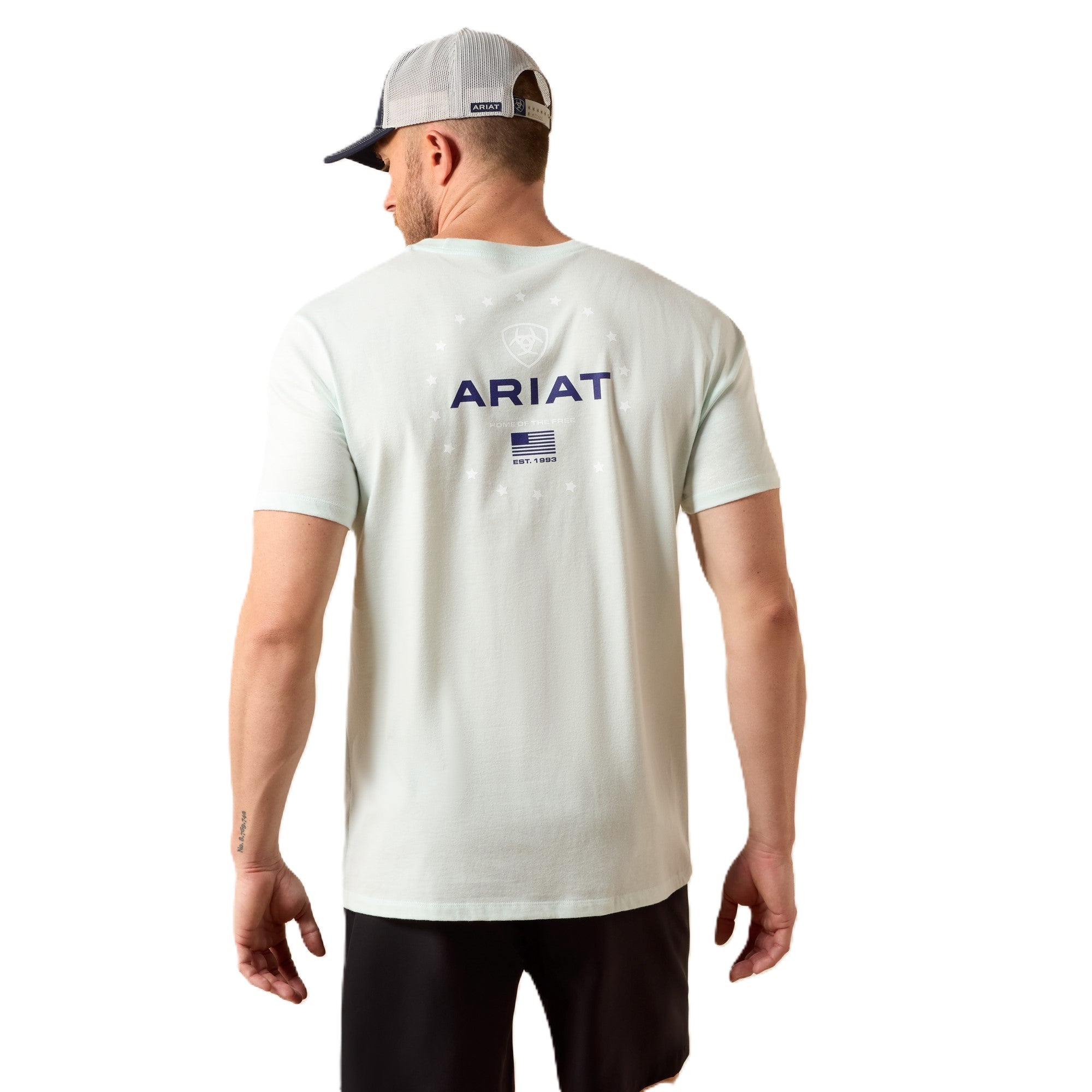 Ariat Glacier USA Simple Seal Men's T-Shirt 10080249
