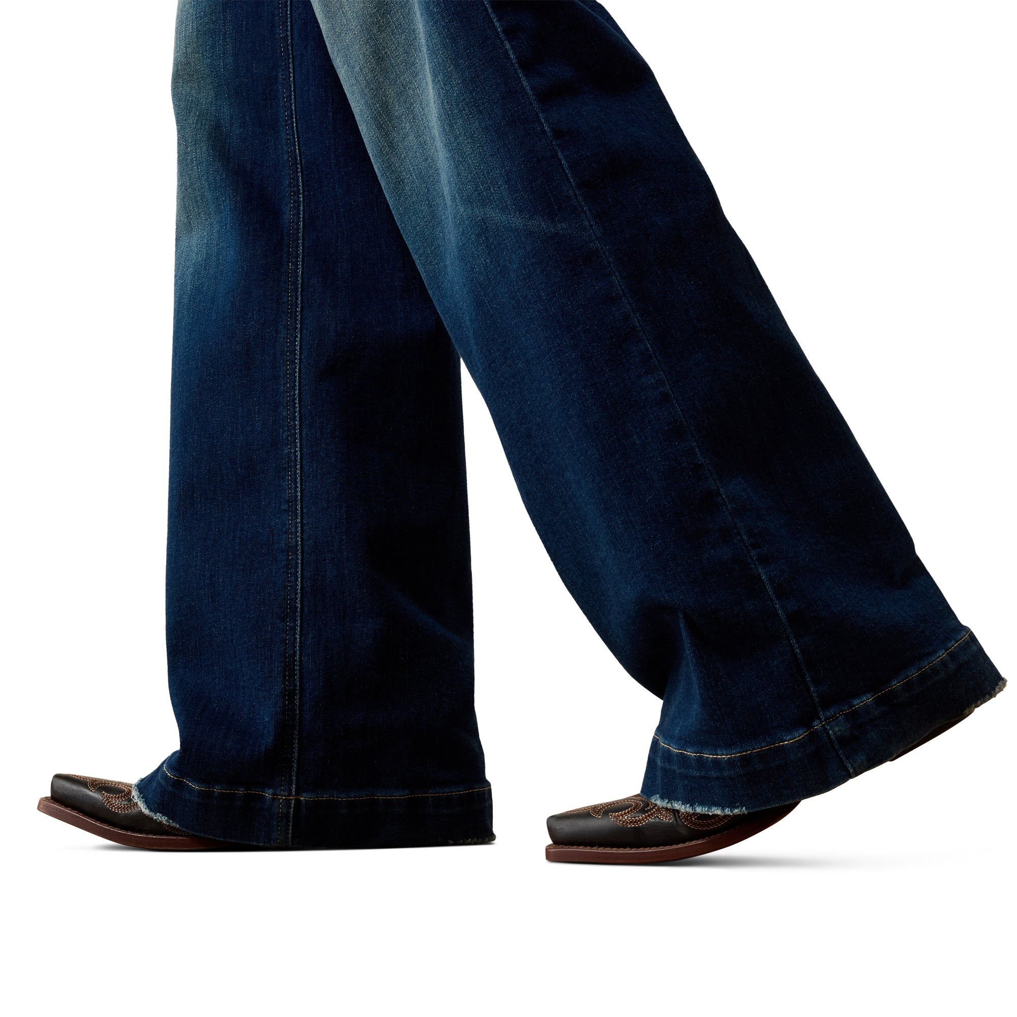 Ariat Lakewood (Dark Wash) Penelope Women's Ultra High Rise Wide Leg Jeans 10073012