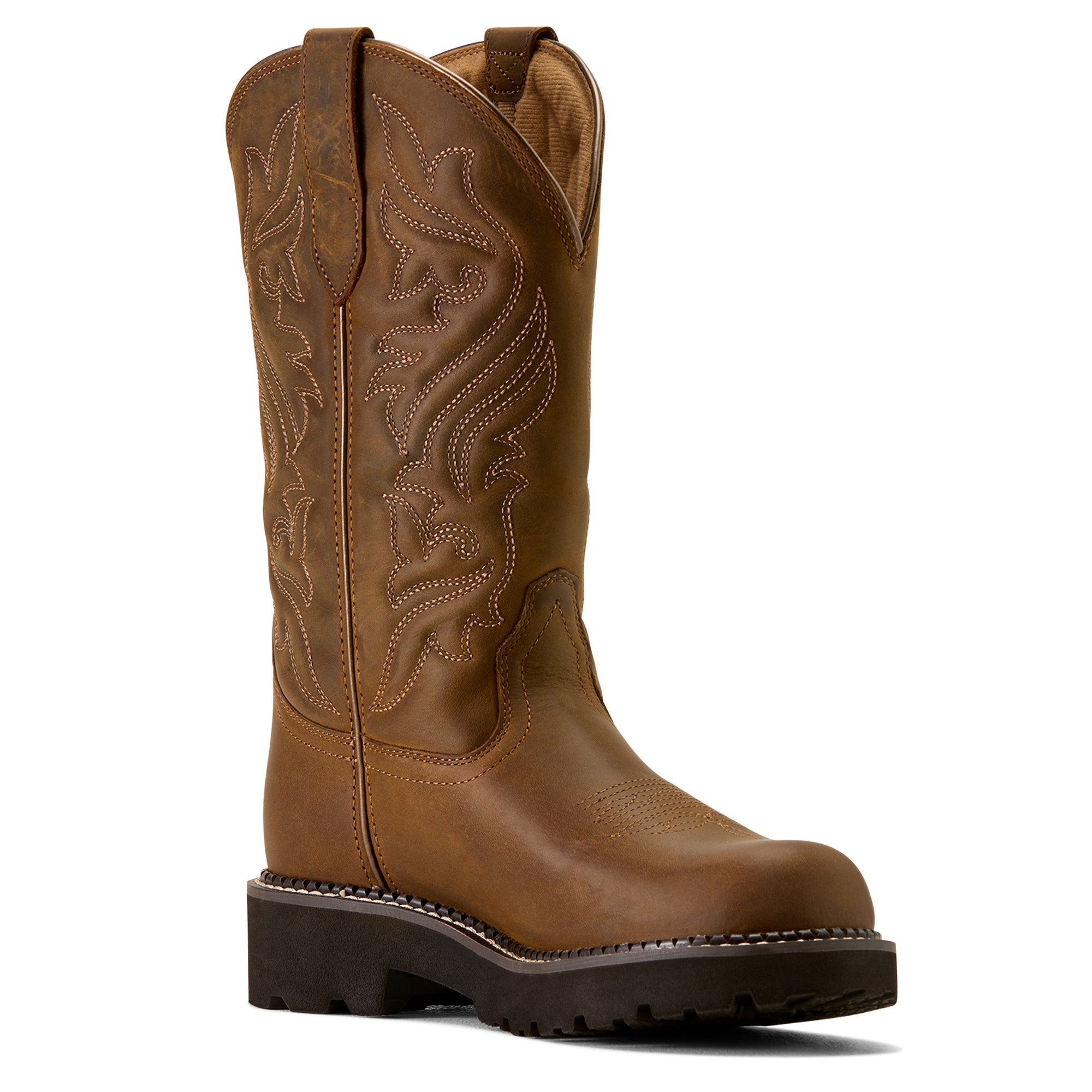 Ariat Distressed Brown Fatbaby Dawn Women's Western Boots 10074301