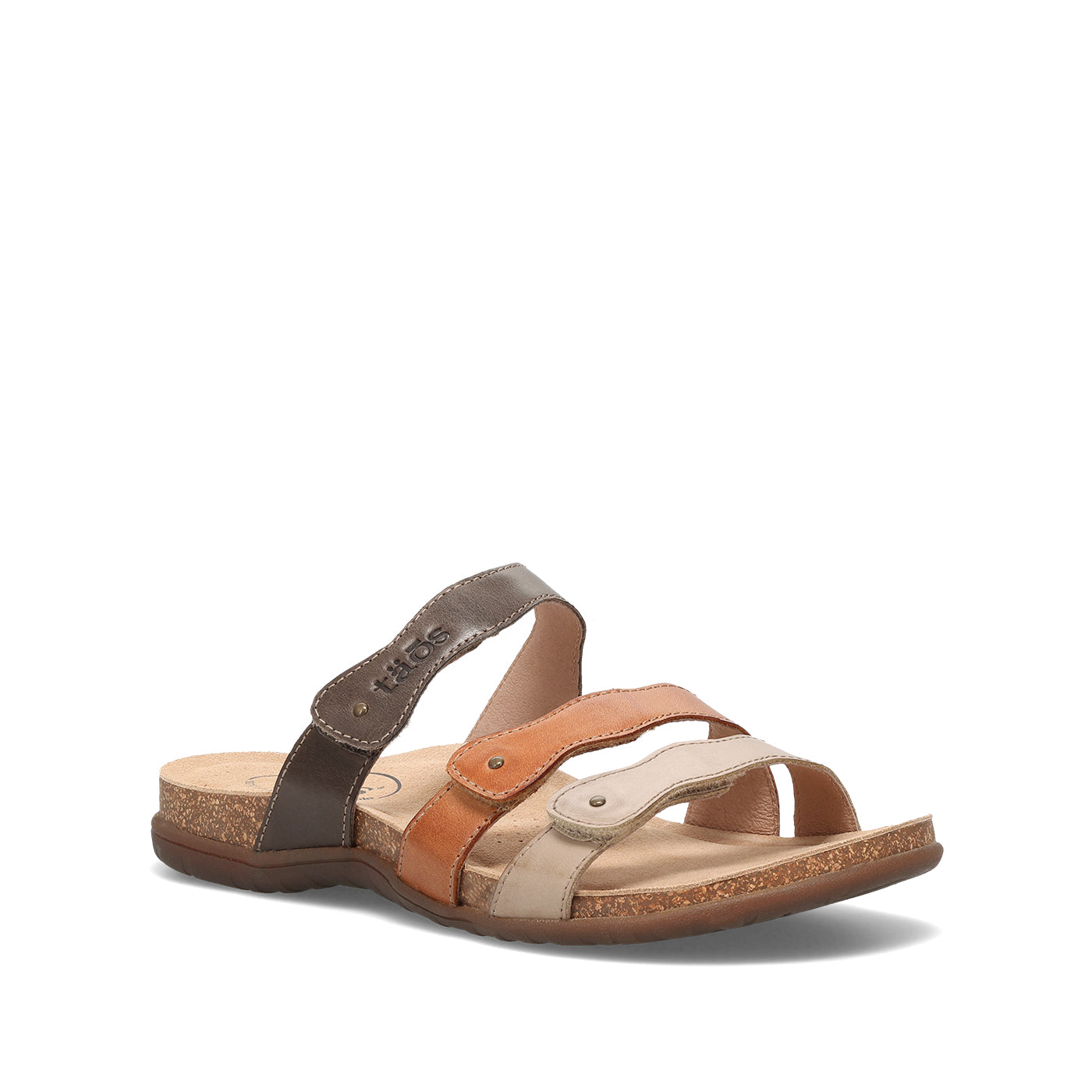 Taos Brown Multi Scribble Women's Sandals SCR-14300