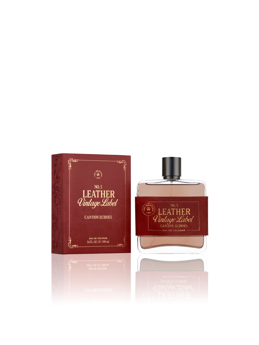 No. 5 Leather Vintage Label Canyon Echoes 99039