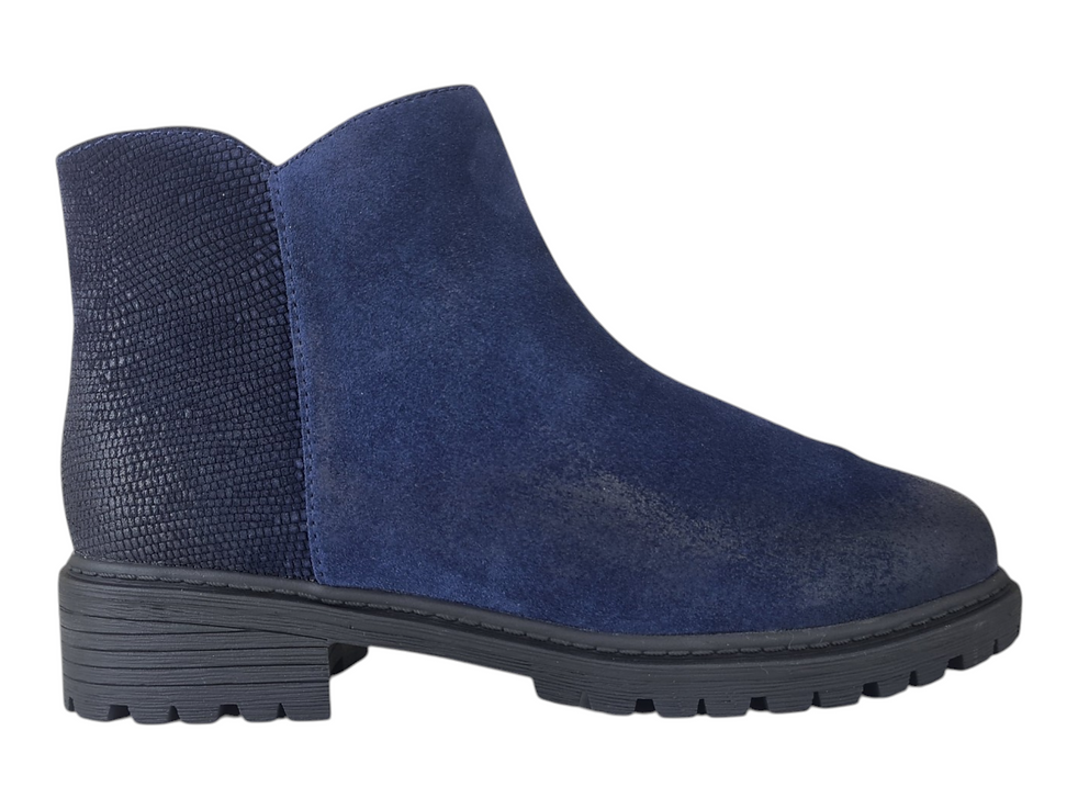 Salvia Navy Suede Sloan Women's Ankle Boots SLOAN-NAVY