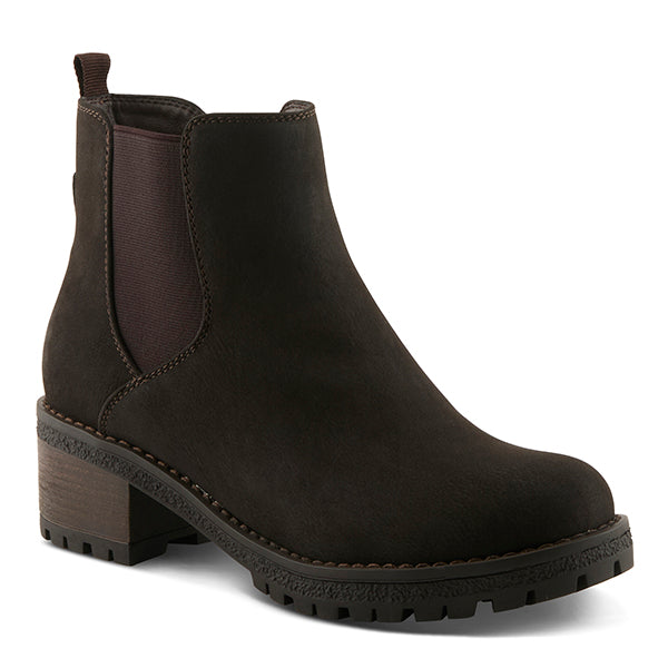 Patrizia by Spring Step Dark Brown Smylie Women's Booties SMYLIE-DBR