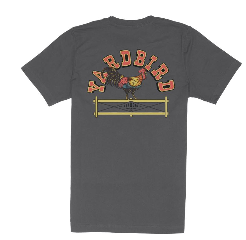 Sendero Charcoal Yardbird T-Shirt SPC124S16B