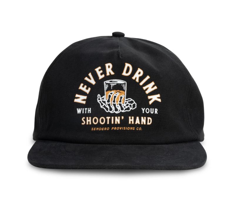 Sendero Black Shootin' Hand Hat SPCH120P45BZZ