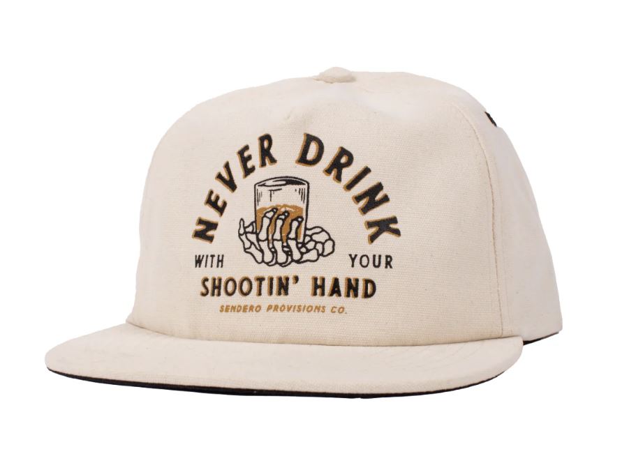 Sendero White Shootin' Hand Hat SPCH120P52BZZ