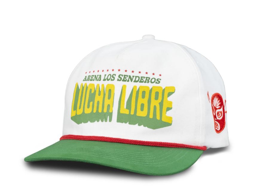 Sendero White Lucha Libre Hat SPCH125F25BZZ