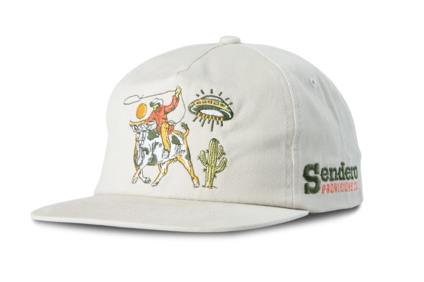 Sendero White Greetings Ball Cap Hat SPCH126F25