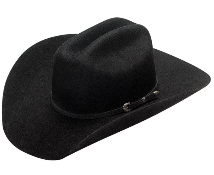 M&F Western Black Wool Men's Twister Cowboy Hat T7101001