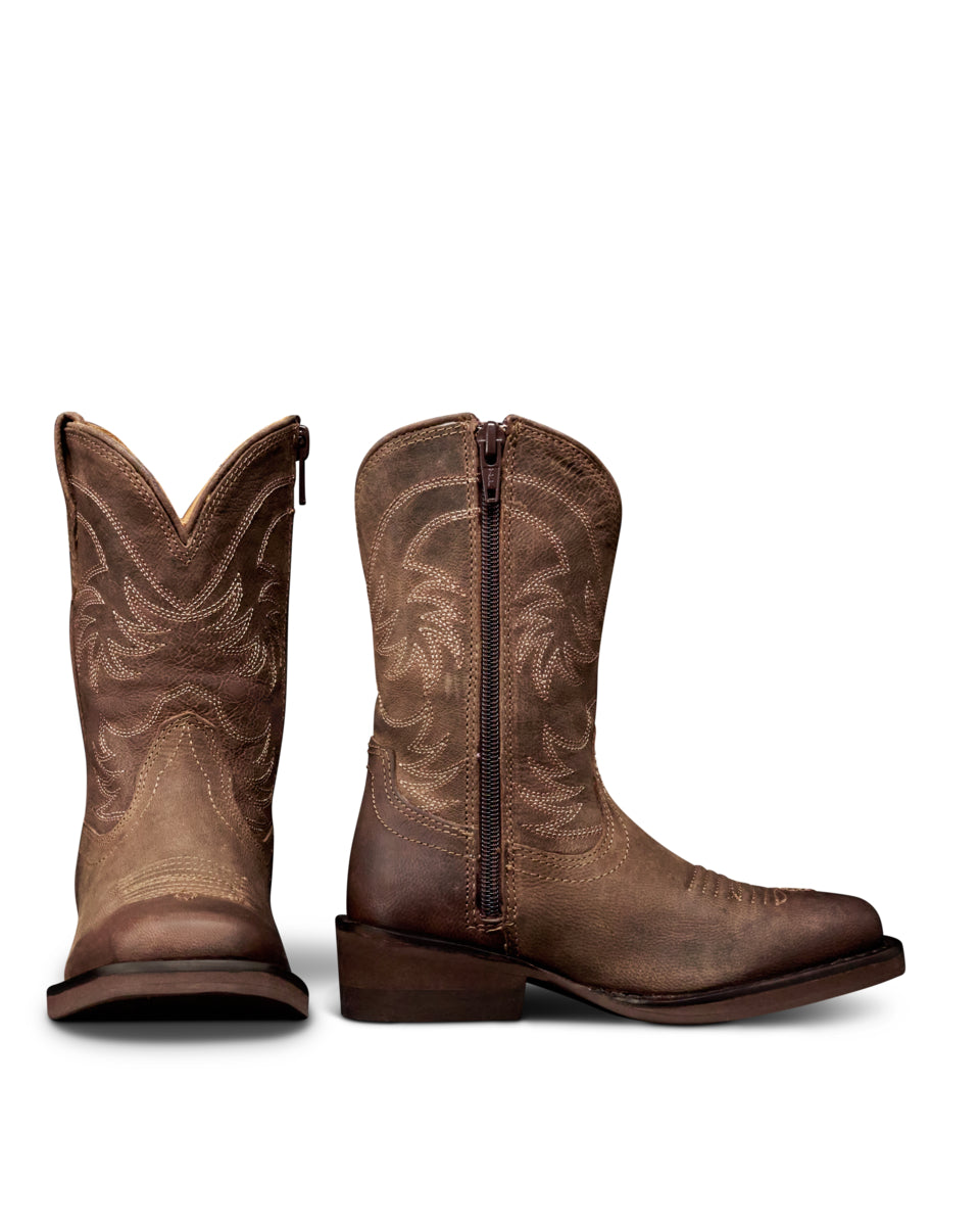 Tecovas Cafe Annie Toddler Girls' Goat Cowgirl Boots W80004CAF