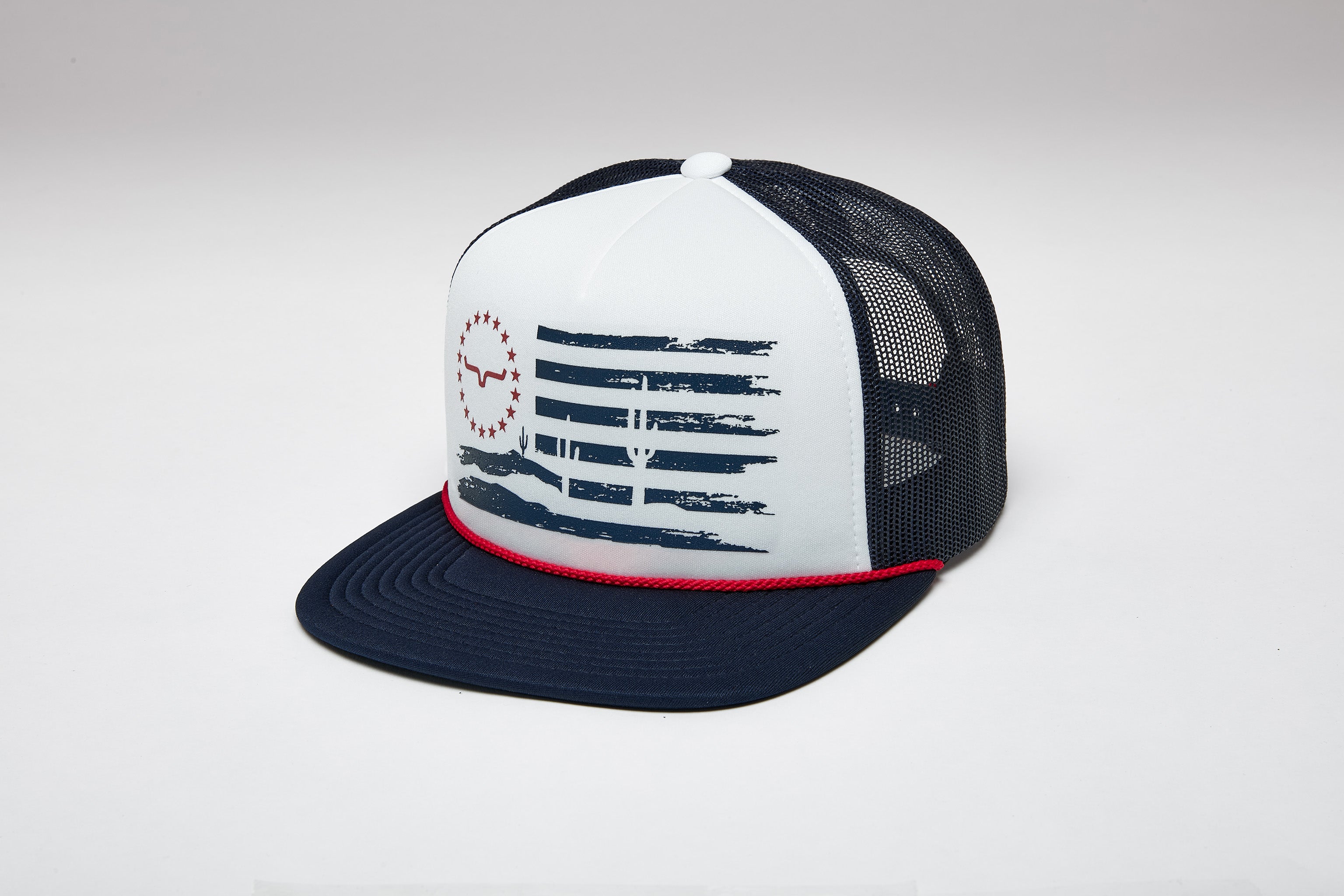 Kimes Ranch Navy Faded Glory Trucker Hat UHA0000184-NAVY