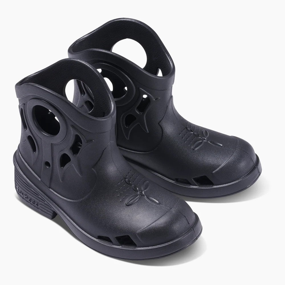 Joybees Black Kids Rodeo Splash Boot Kids Western Rain Boots UKRSB.BLK