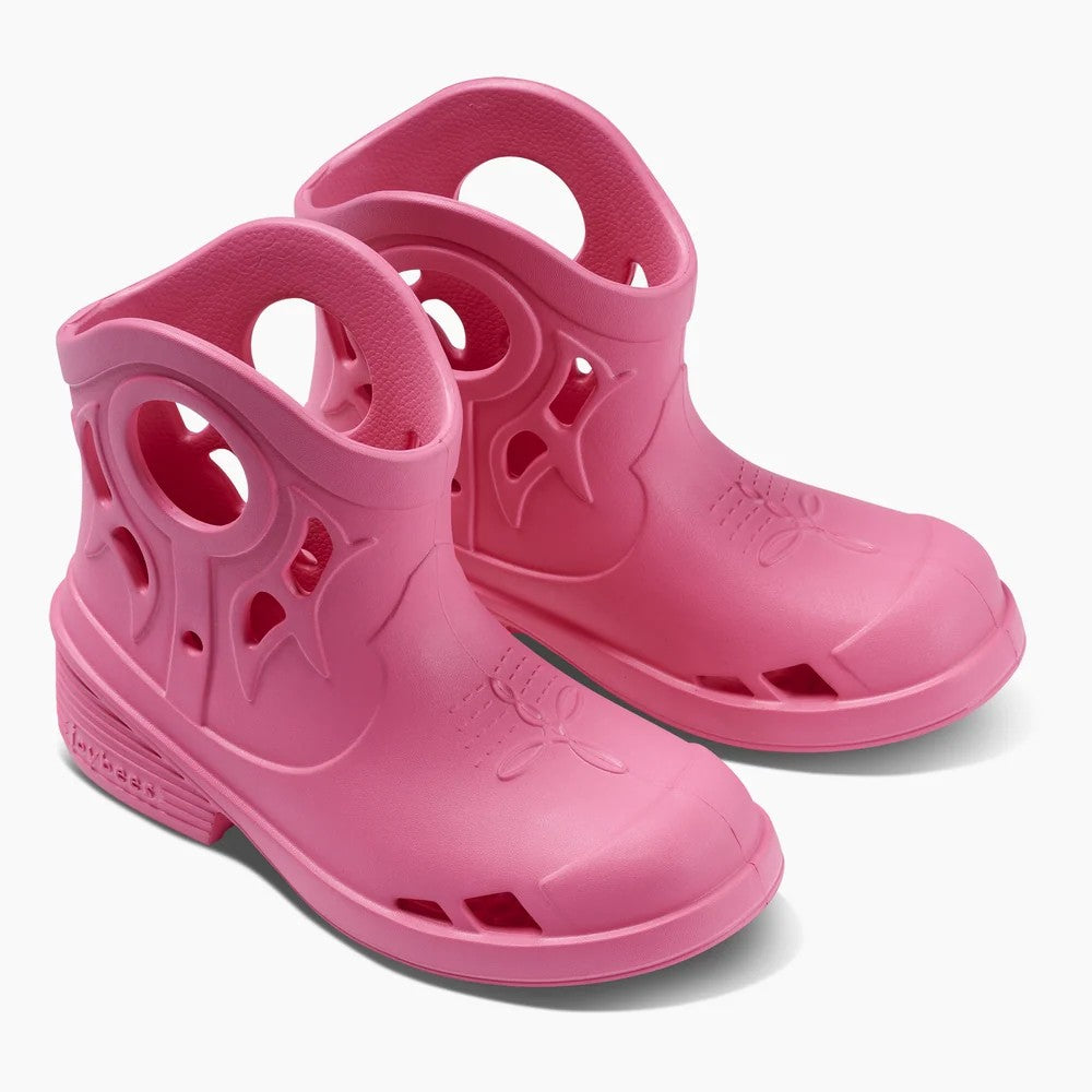Joybees Flamingo Pink Kids Rodeo Splash Boot Kids Western Rain Boots UKRSB.FLP