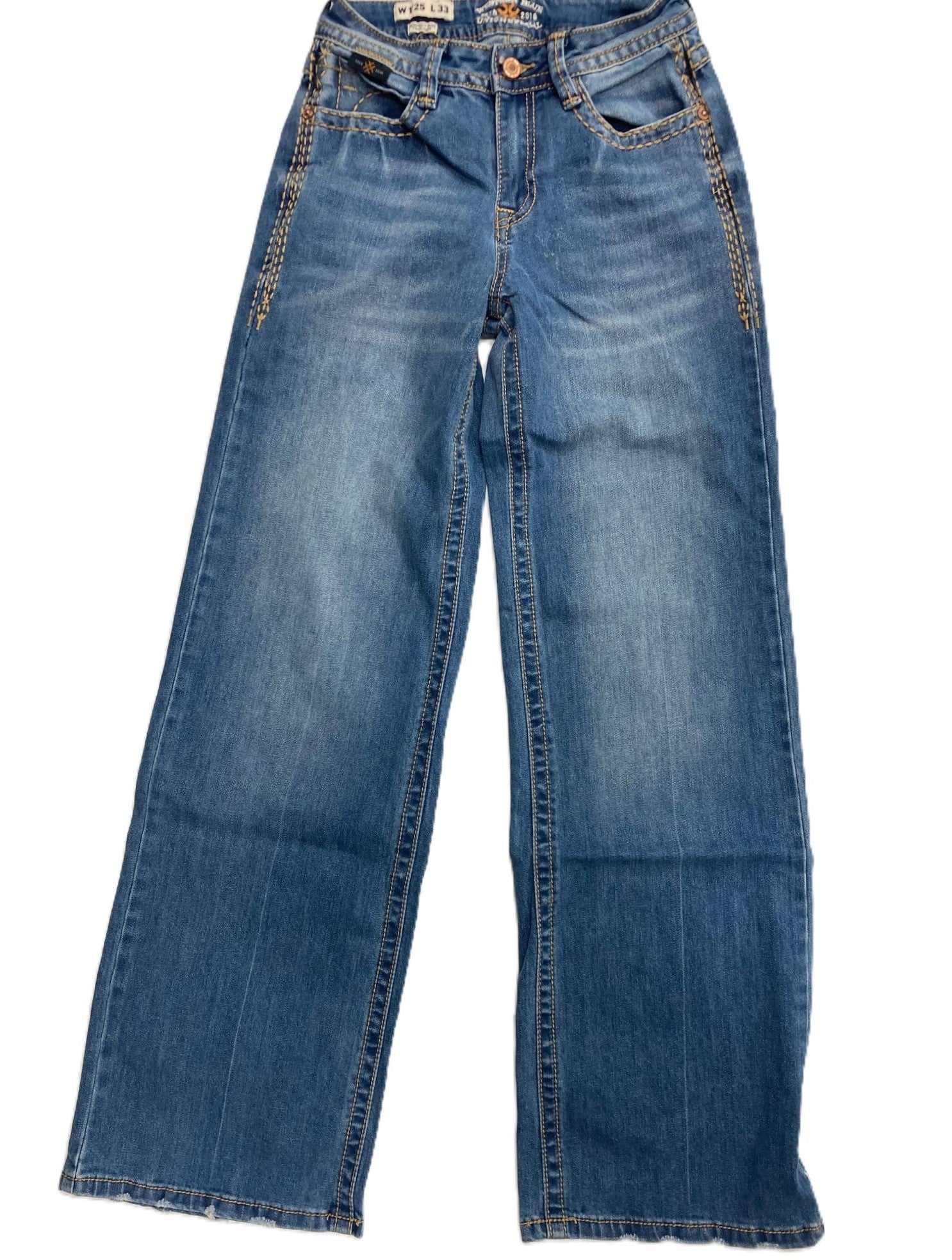 Western Blue Midwash Perfect Rise Trouser Women's Jeans W-242-TS