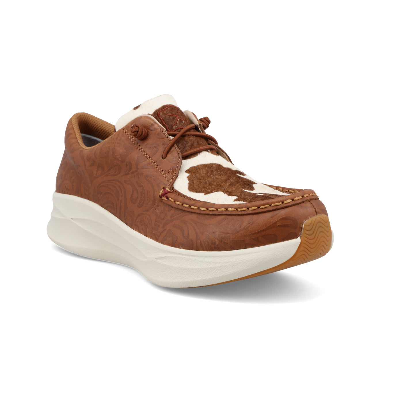 Twisted X Cowhide Multi & Brown Patina Feather X Casual Women's Shoes WCAU014