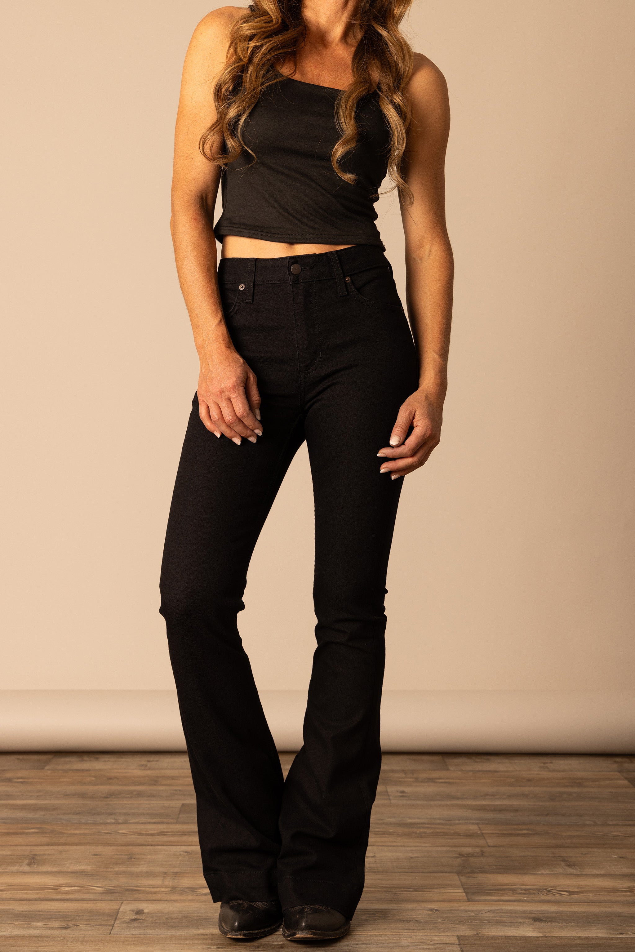 Kimes Ranch Black Jennifer Ultra-High Rise Super Wide Flare Jeans WJE00000010BK