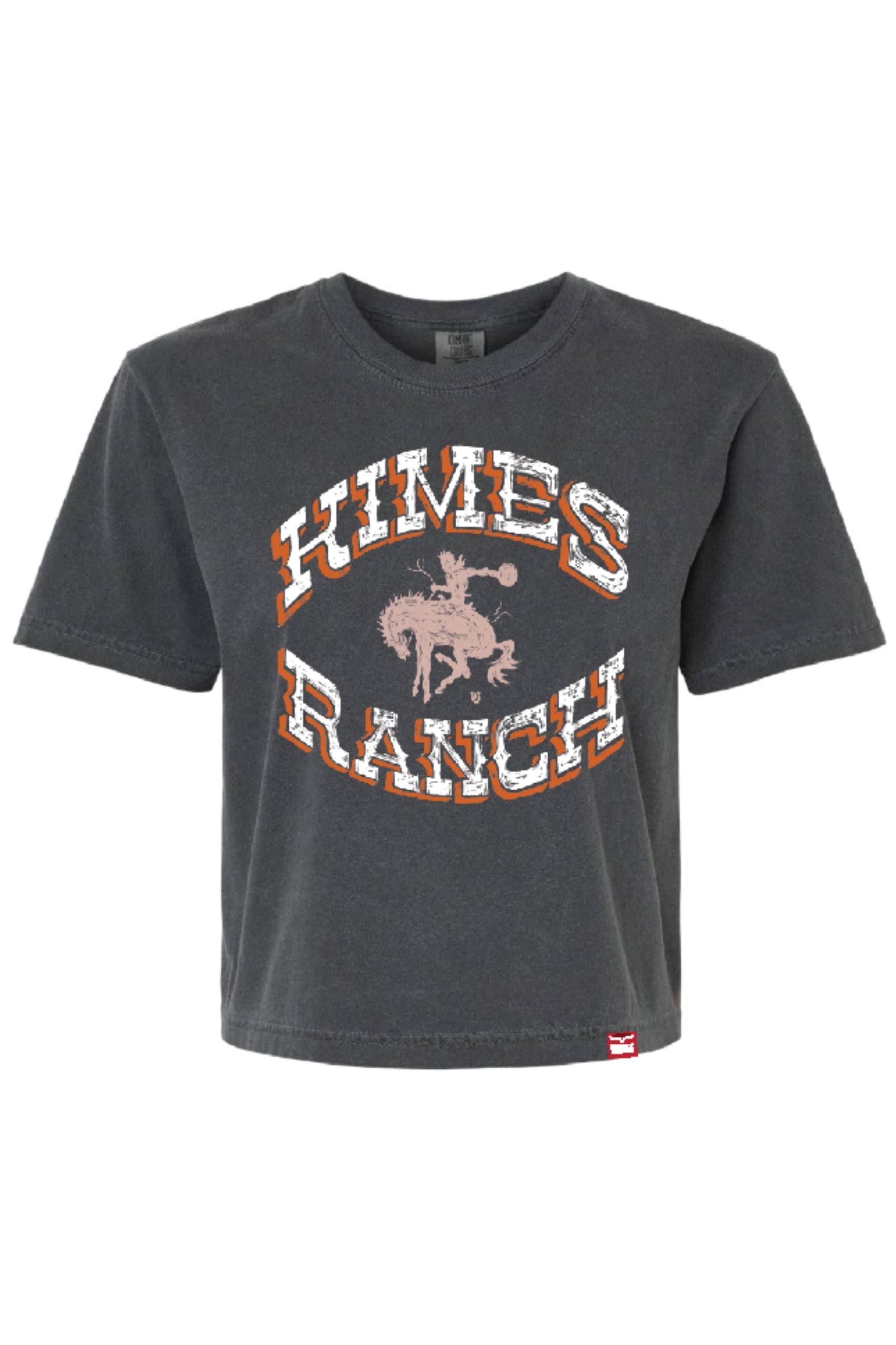 Kimes Ranch Lucky B Bucking Womens Short Sleeve Cropped Tee WSH0000103BK003
