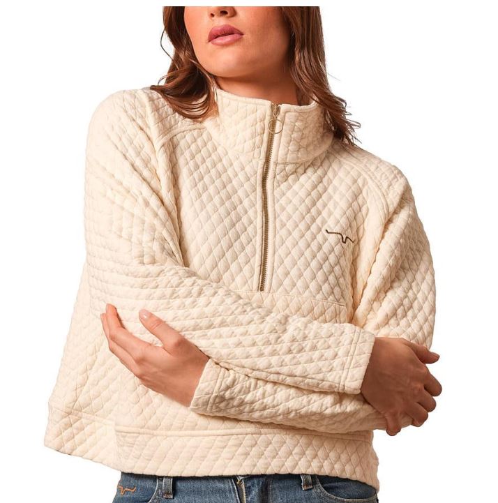 Kimes Ranch Natural Rita 1/4 Zip Women's Pullover Sweater WSW0000021BE006