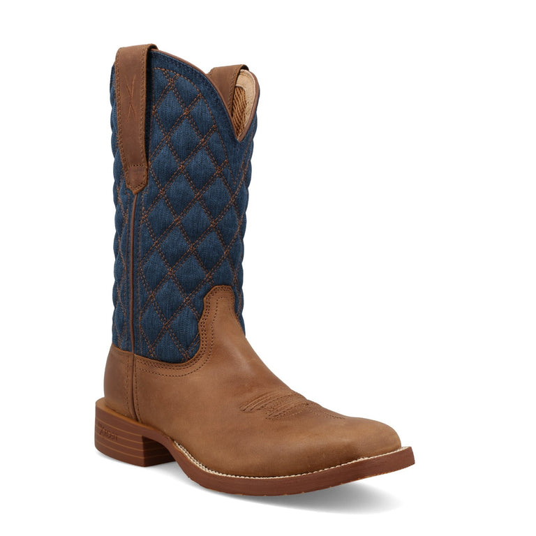 Twisted X Ginger and Indigo Tech X 11 inch Wide Square Toe Men's Boots WXTR015