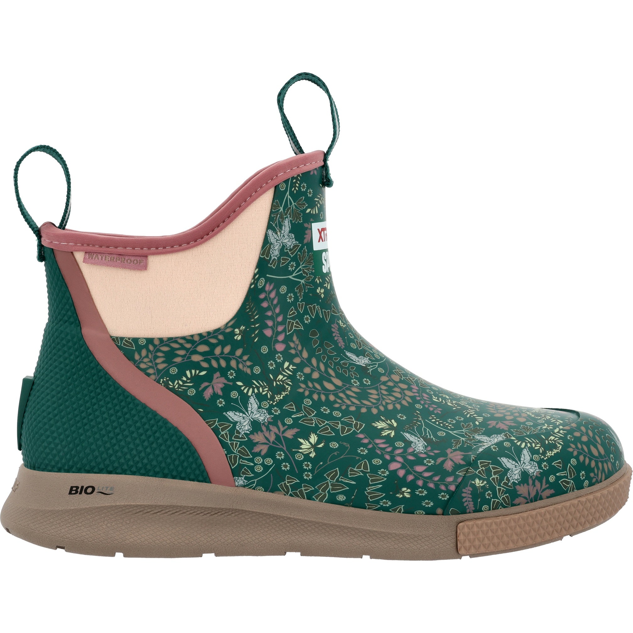 Xtratuf Floral Patttern, Aventurine Women's 6 inch ADB XADSW300