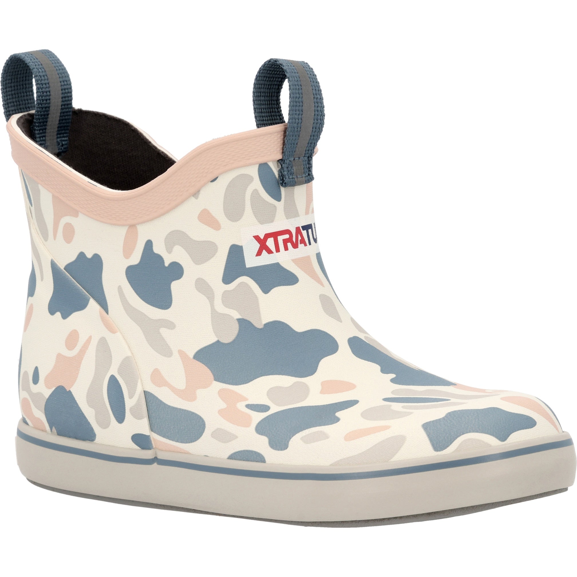 Xtratuf Ivory Duck Camo Kids' Ankle Deck Boots XKABDC30