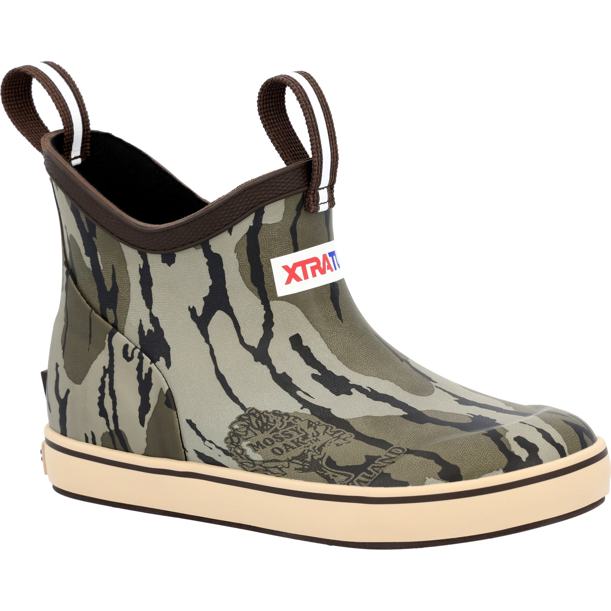 Xtratuf Mossy Oak Bottomlands Little Kids Ankle Deck Boots XKABMOB