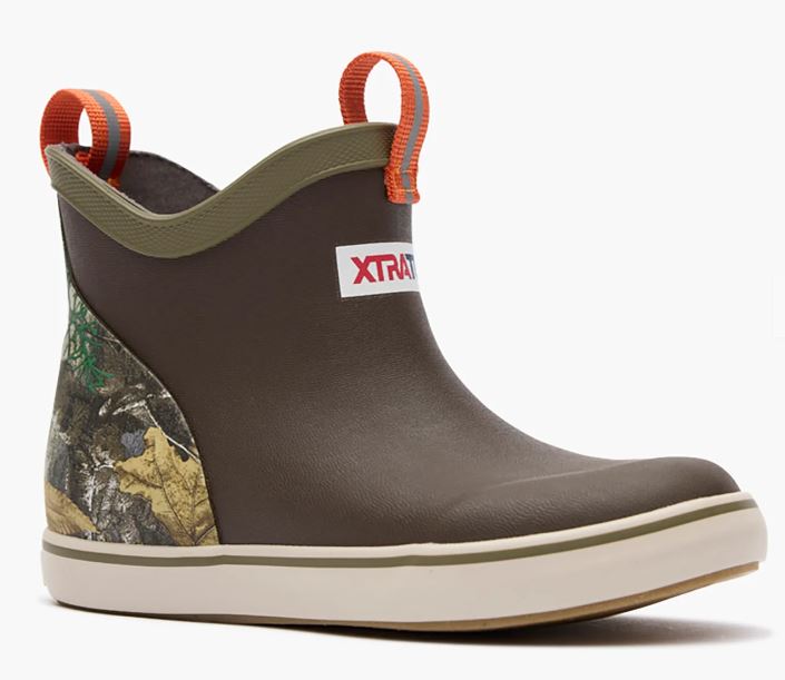 Xtratuf Dark Brown/Realtree Edge Kids' Ankle Deck Boots XKABRT90