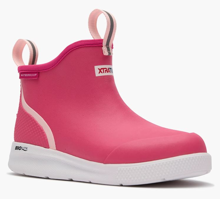 Xtratuf Hot Pink Kids' Ankle Deck Sport Boots XKADS400