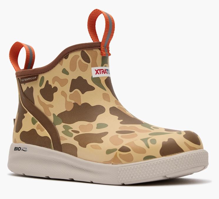 Xtratuf Duck Camo Kids' Ankle Deck Sport Boots XKADSDCM