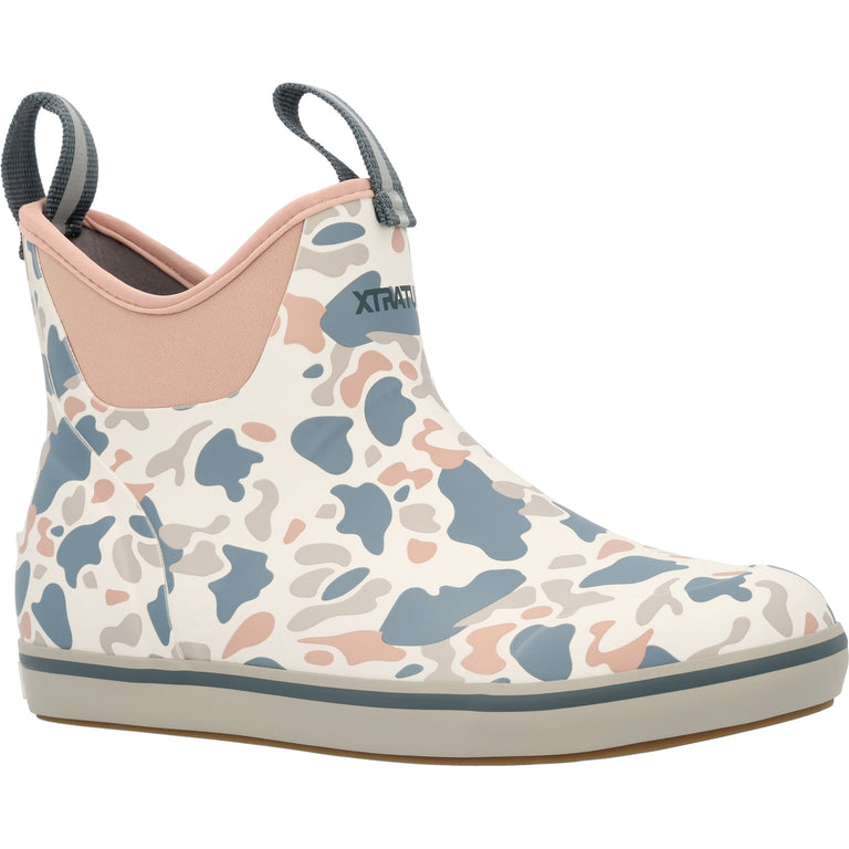 Xtratuf Ivory Duck Camo Women's 6 inch Ankle Deck Boots XWAB4DC
