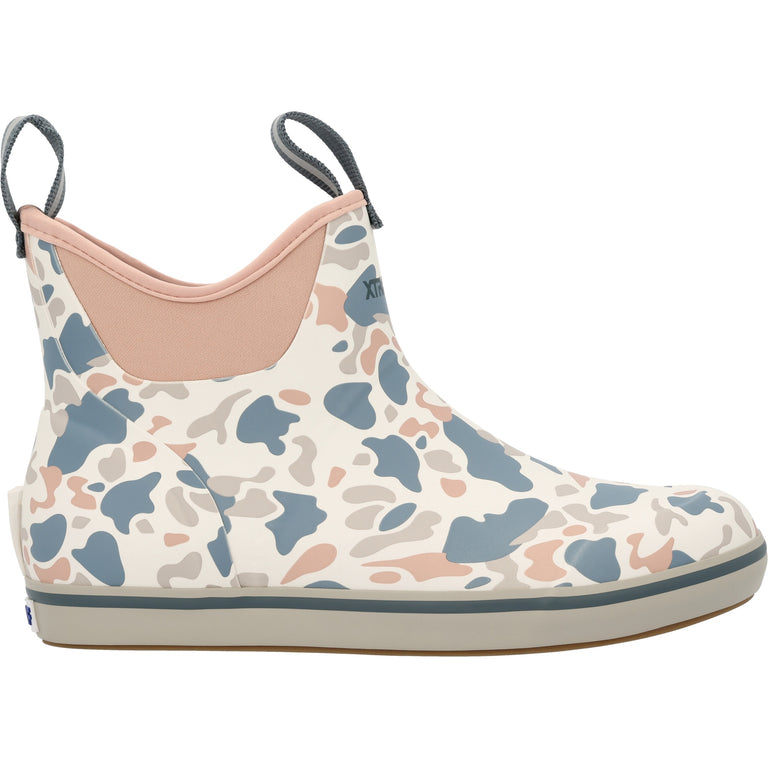 Xtratuf Ivory Duck Camo Women's 6 inch Ankle Deck Boots XWAB4DC