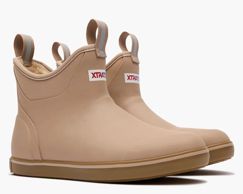 Xtratuf Warm Taupe Fleece Lined Women's Ankle Deck Boots XWAB904