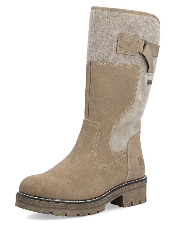 Rieker Fango/Merino Sabrina Women's Suede Leather Boots Y8153