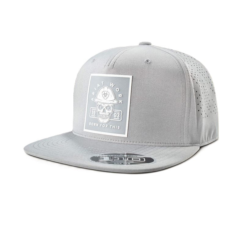 Ariat Grey Men's FlexFit 100 Work Cap A290001206