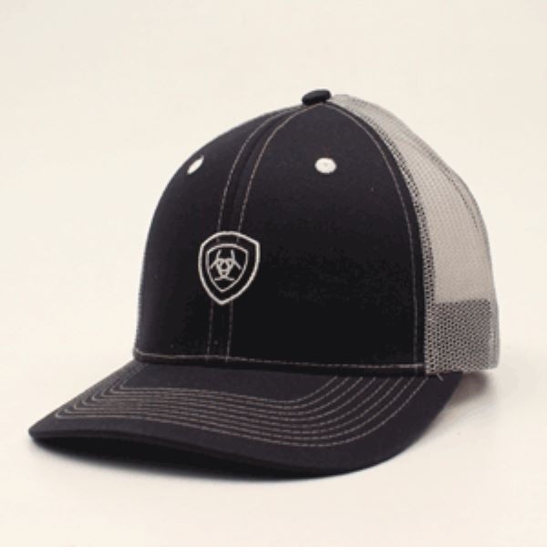 Ariat Navy Signature Logo Patch Hat A3000000603