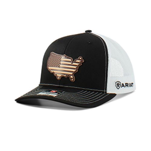 Ariat USA Leather Mens Ball Caps A300008801