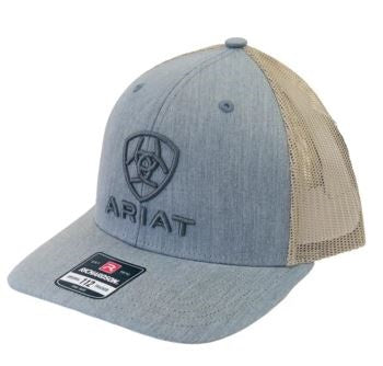 Ariat Men's Grey Embroidered Logo Snap Back Cap A300012008