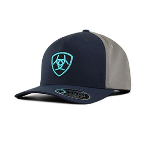 Ariat Navy/Turquoise Shield Men's Cap A300012303