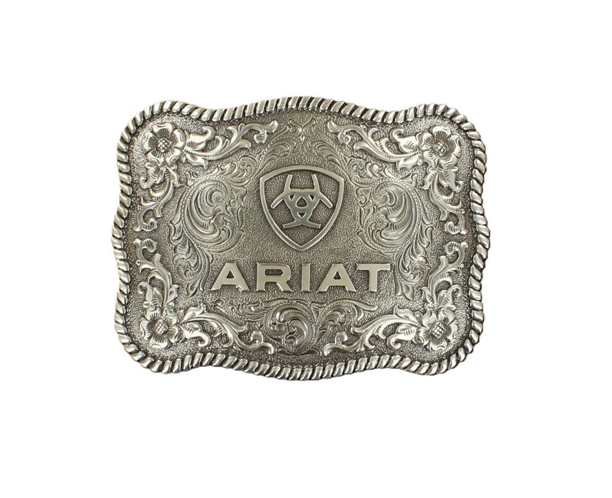 Ariat Logo Buckle with Twisted Rope Edge A37006