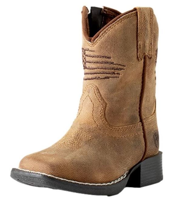 Ariat Brown Anthem Lil' Stompers Toddler Cowboy Boots A441003002