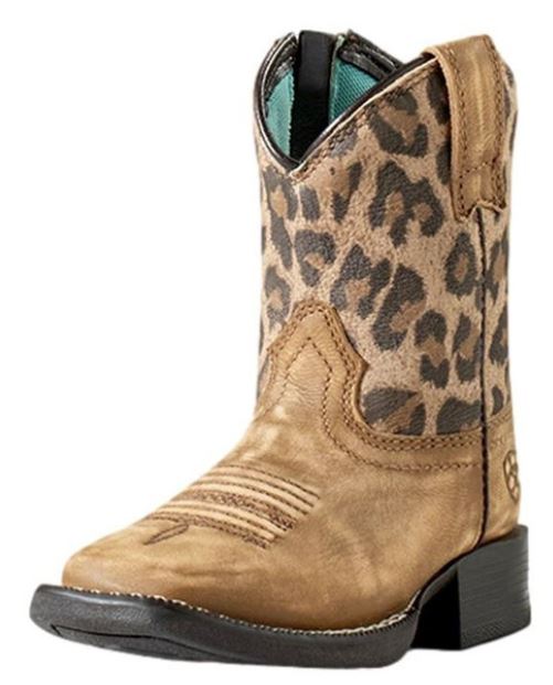 Ariat Savanna Style LIL STOMPERS Toddler Girl Leopard Boots A441003475