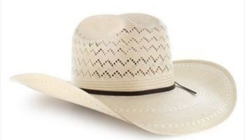 Ariat Natural 20X Mens Straw Hat A73122