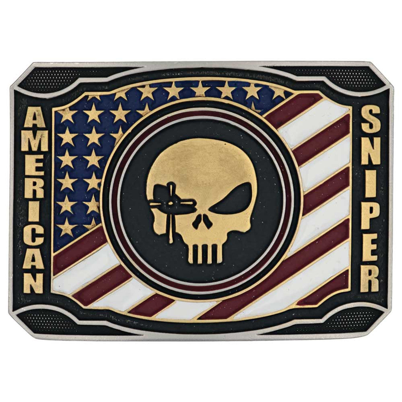 Montana Silversmiths Chris Kyle Patriotic Duty Buckle A905CK
