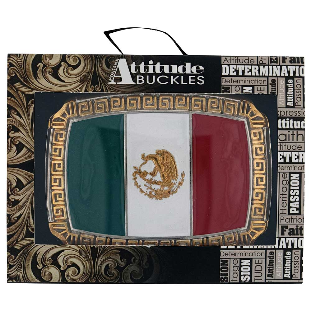Montana Silversmith Pride of Mexico Attitude Buckle A998P