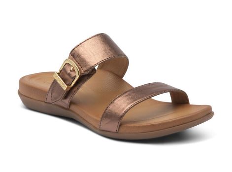 Aetrex Bronze Mimi Water-Friendly Womens Sandals AE214