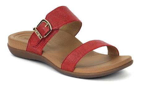 Aetrex Red Mimi Water-Friendly Womens Sandals AE218