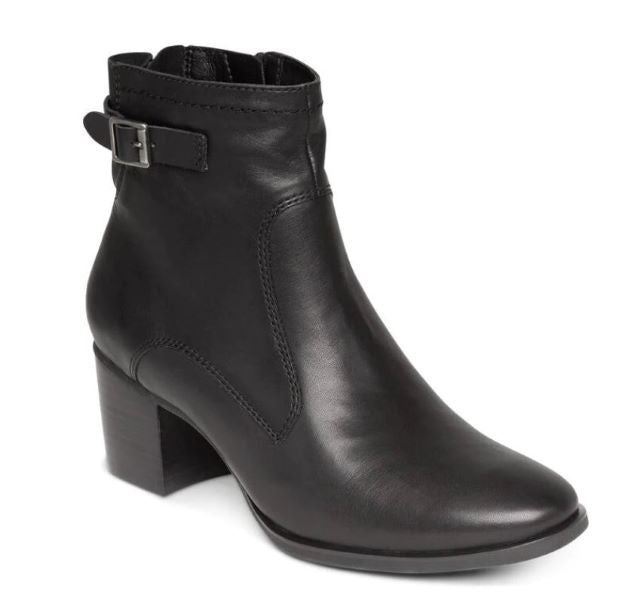 Aetrex Black Rubi Arch Support Weatherproof Womens Boots AH120