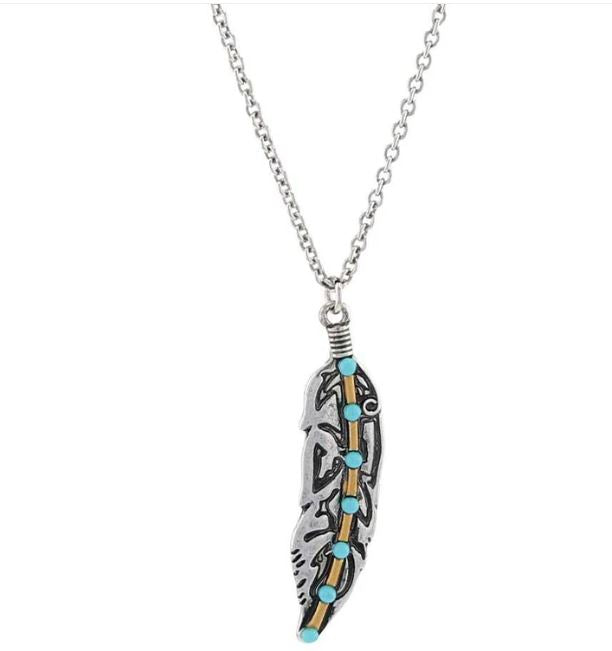 Montana Silversmiths Turquoise Takeoff Women's Necklace ANC5922