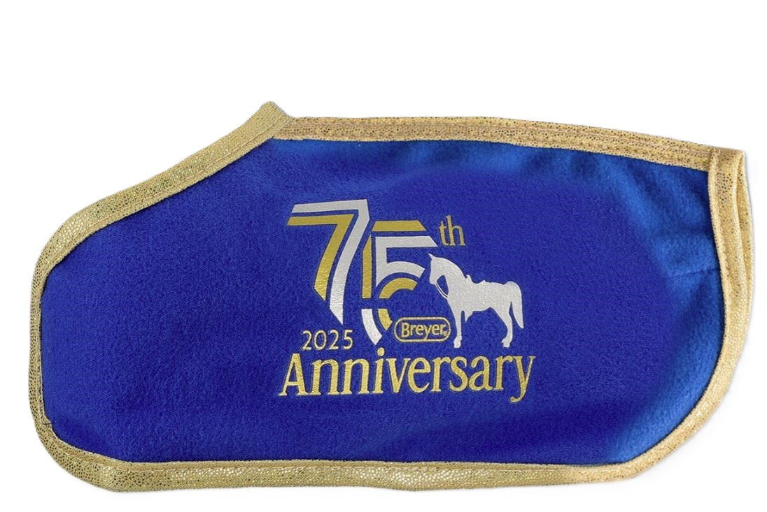 Breyer 75th Anniversary Horse Blanket- Blue B-TR-10487
