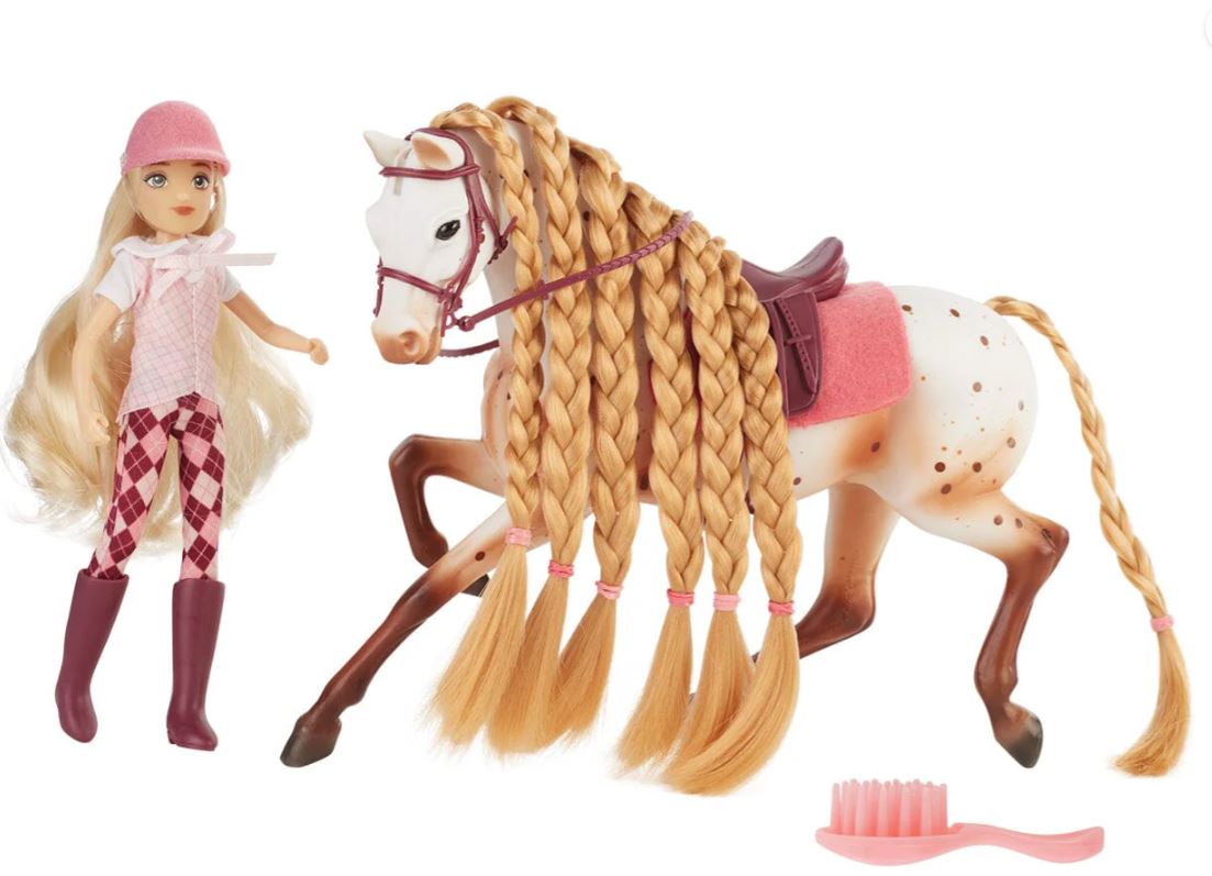 Breyer Tess & Birdie English Rider with Horse B-FS-10652